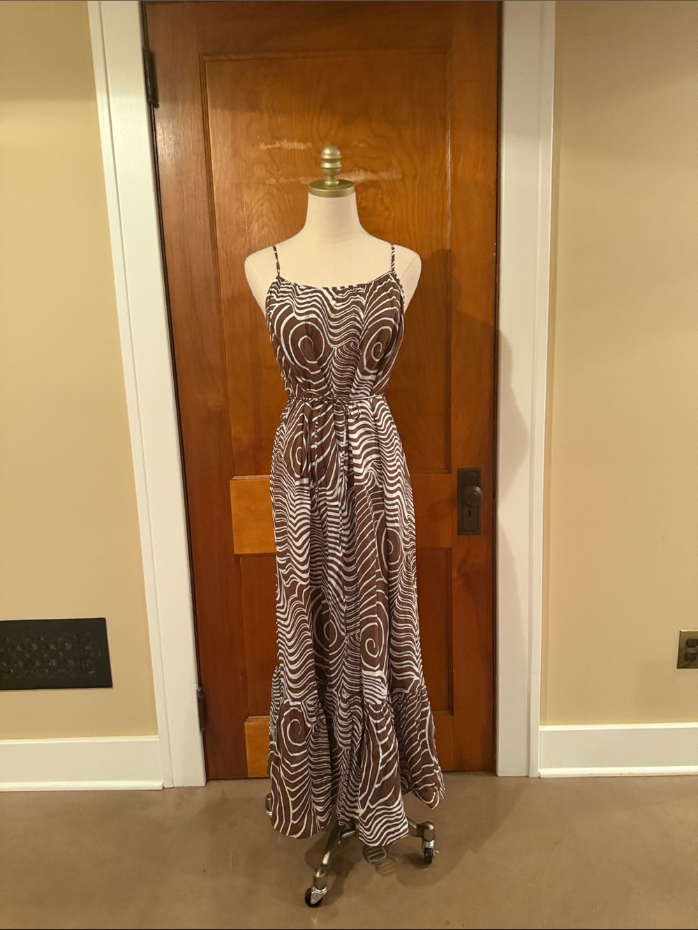 Rails Women’s Brown & White Swirl Pattern Dress